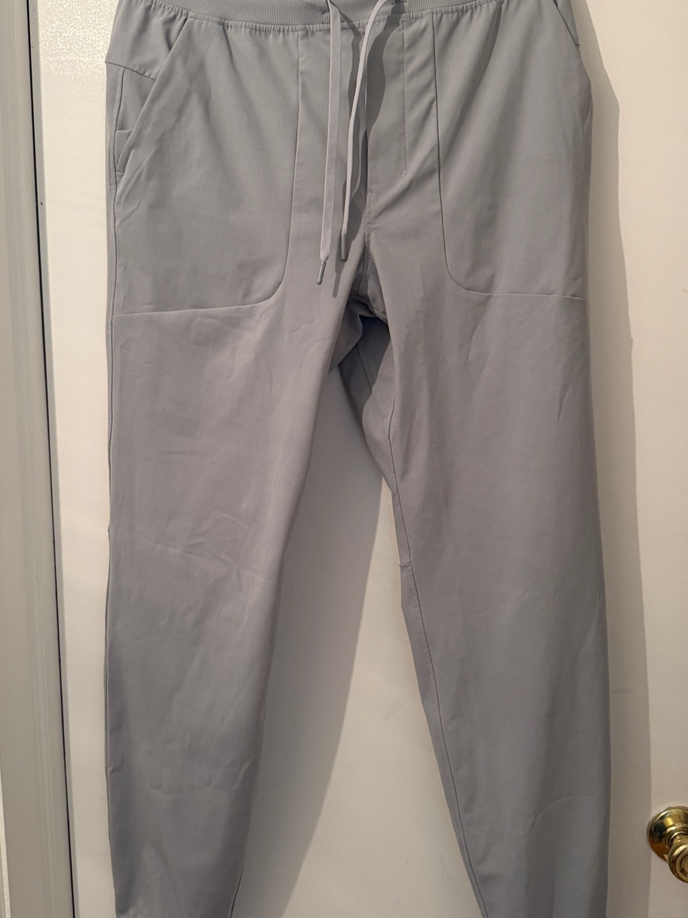 lululemon athletica Men's Light Gray Drawstring Joggers